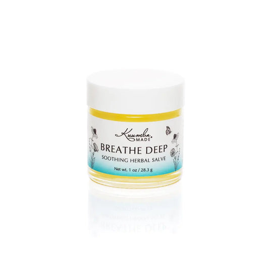 Breathe Deep Chest Rub Herbal Salve 1oz jar from Kuumba Made