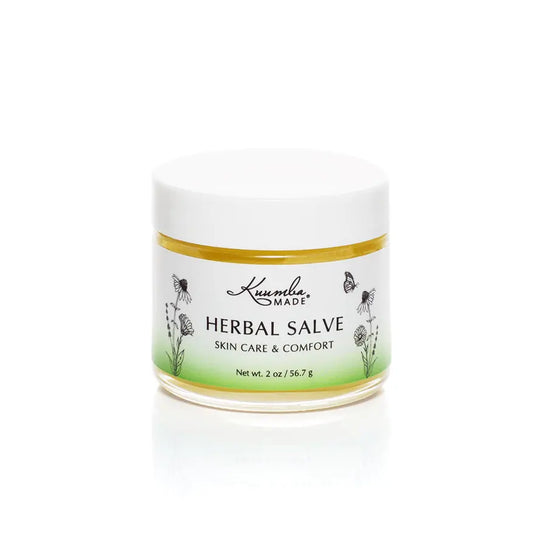 Herbal Salve Botanical Skin Care 2oz jar from Kuumba Made