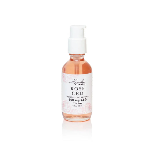 Rose 500 mg CBD Body Oil (ws) Kuumba Made Inc.