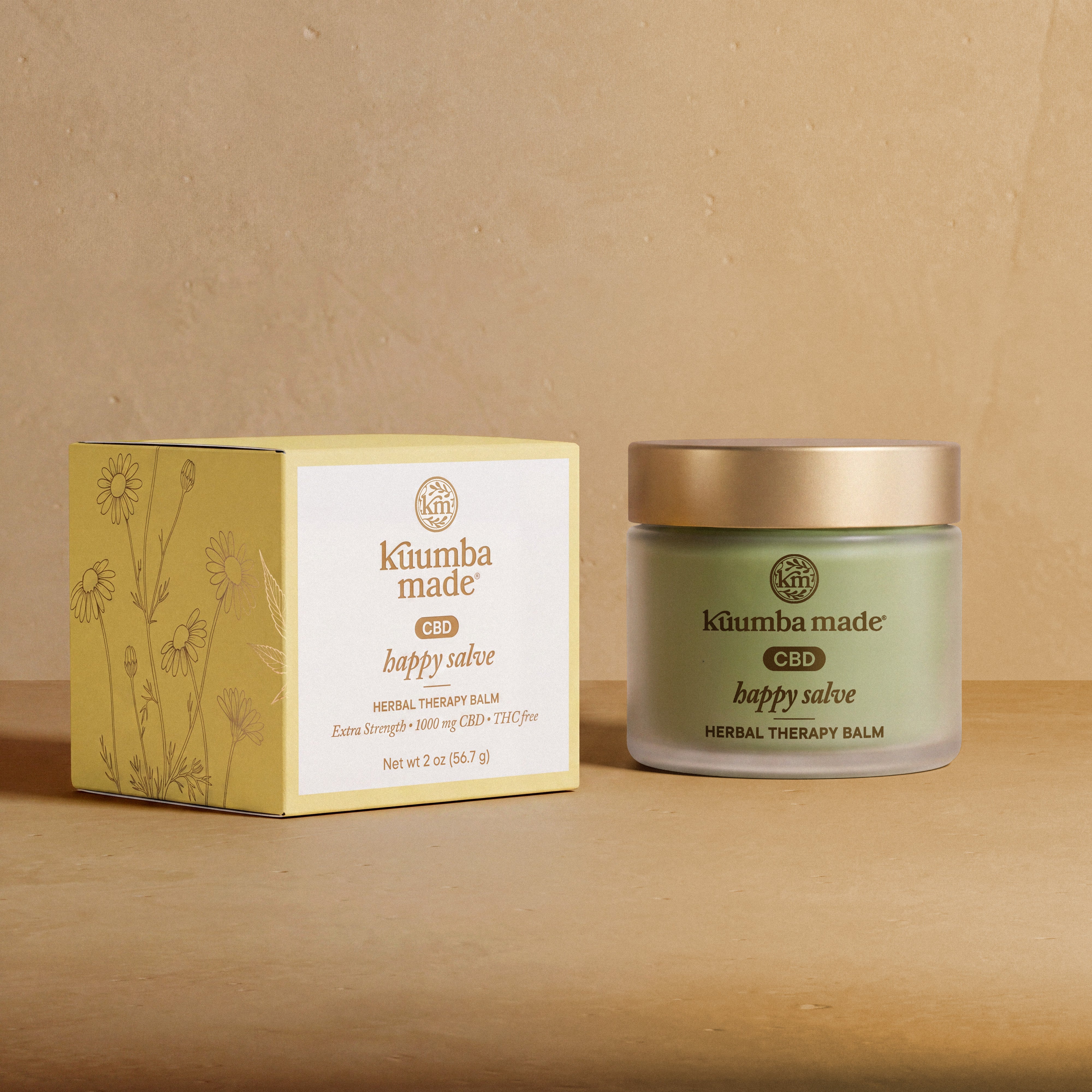Happy Salve CBD Herbal Therapy Balm | Kuumba Made
