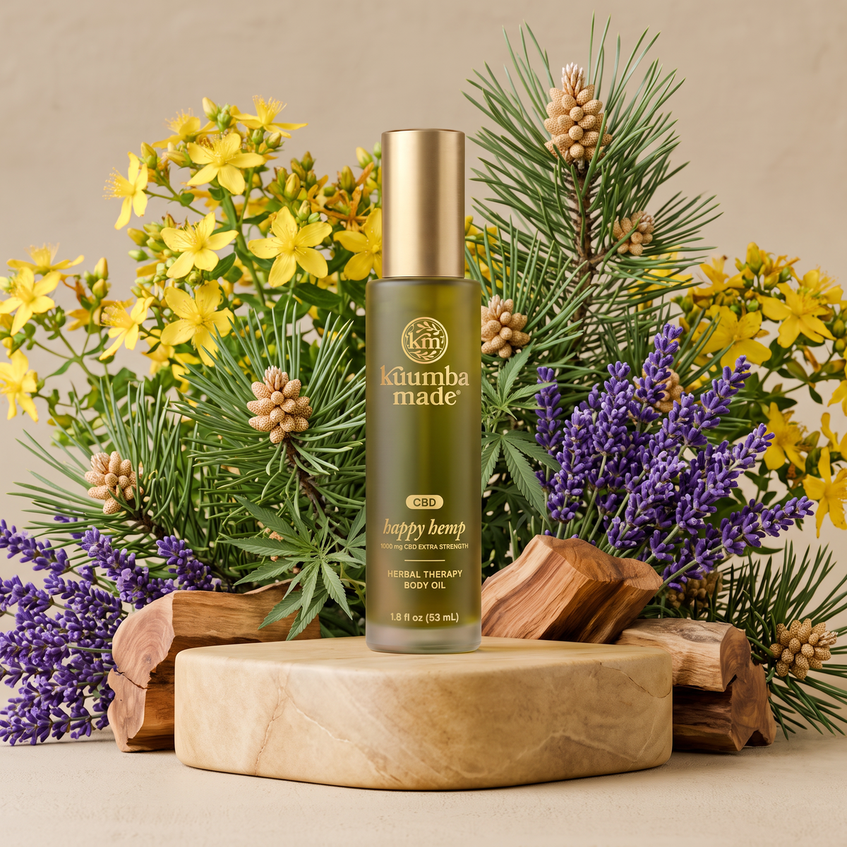 Happy Hemp CBD Herbal Therapy Body Oil