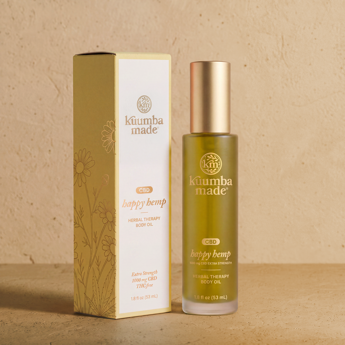 Happy Hemp CBD Herbal Therapy Body Oil