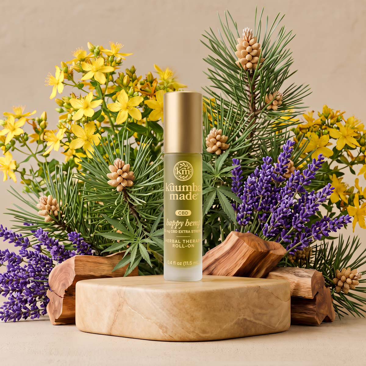 Happy Hemp CBD Herbal Therapy Roll-On