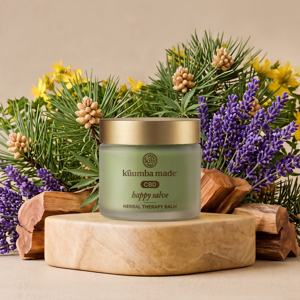 Happy Salve CBD Herbal Therapy Balm