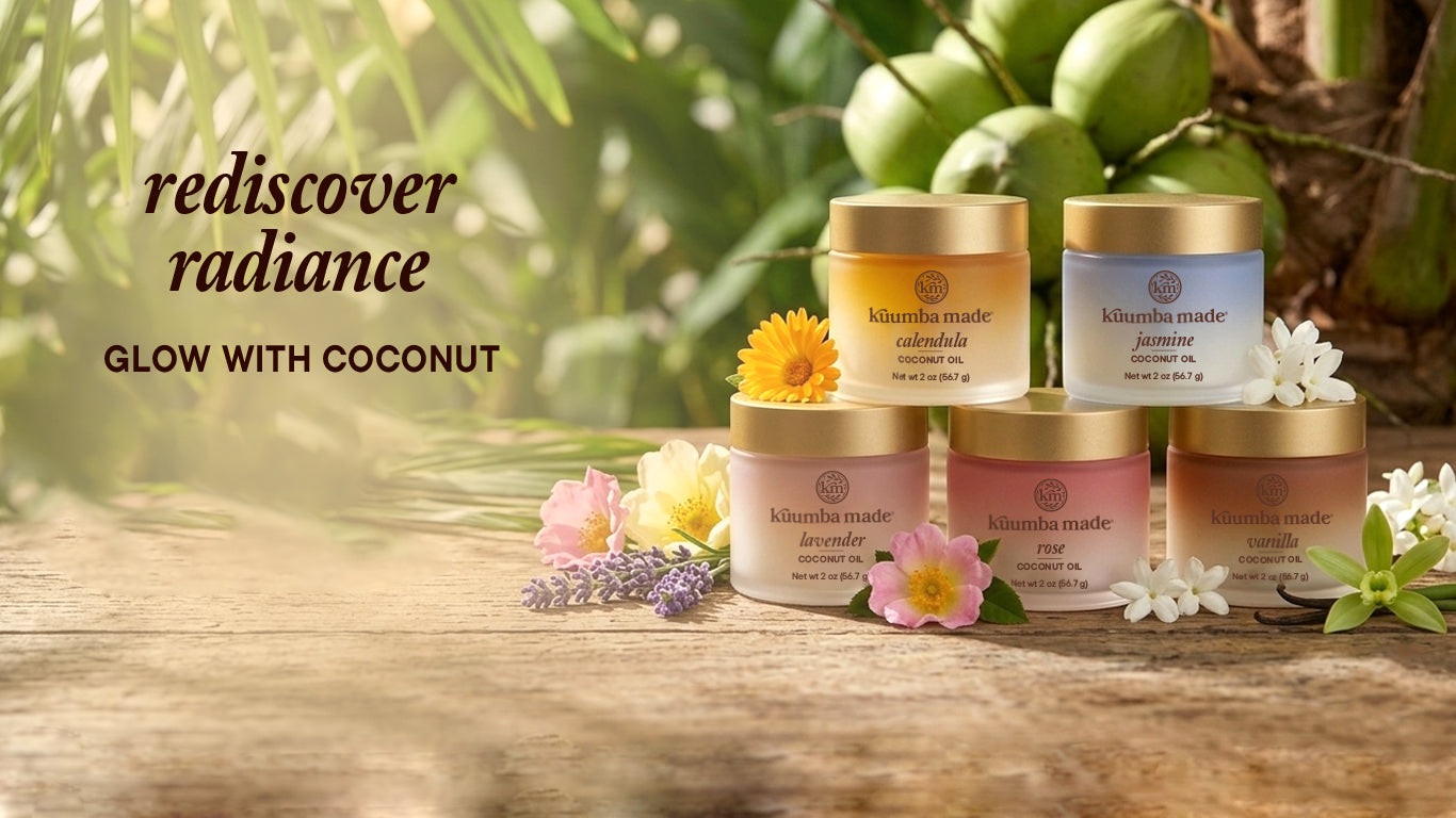 rediscover radiance - glow with coconut