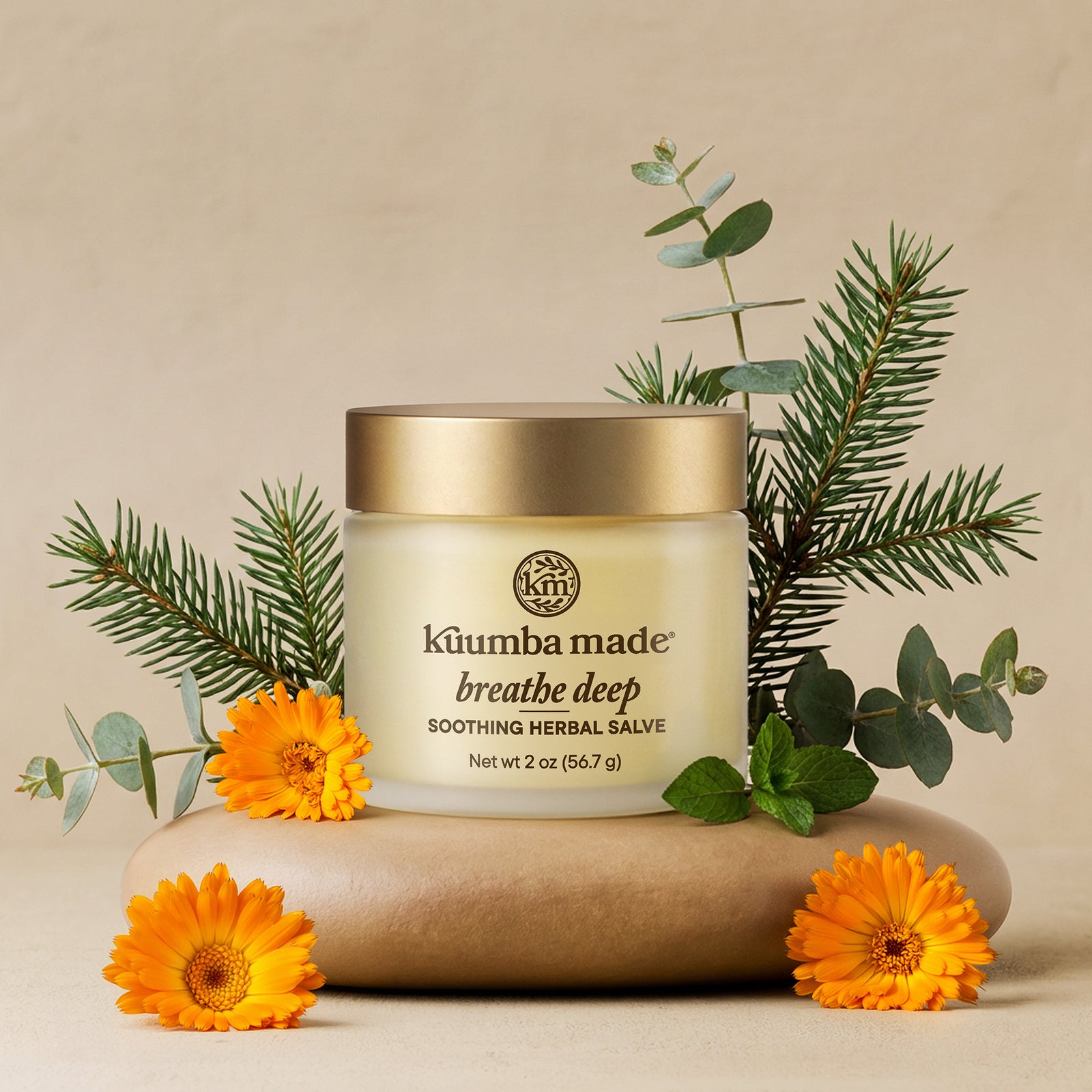 Kuumba Made - Breathe Deep Soothing Herbal Salve