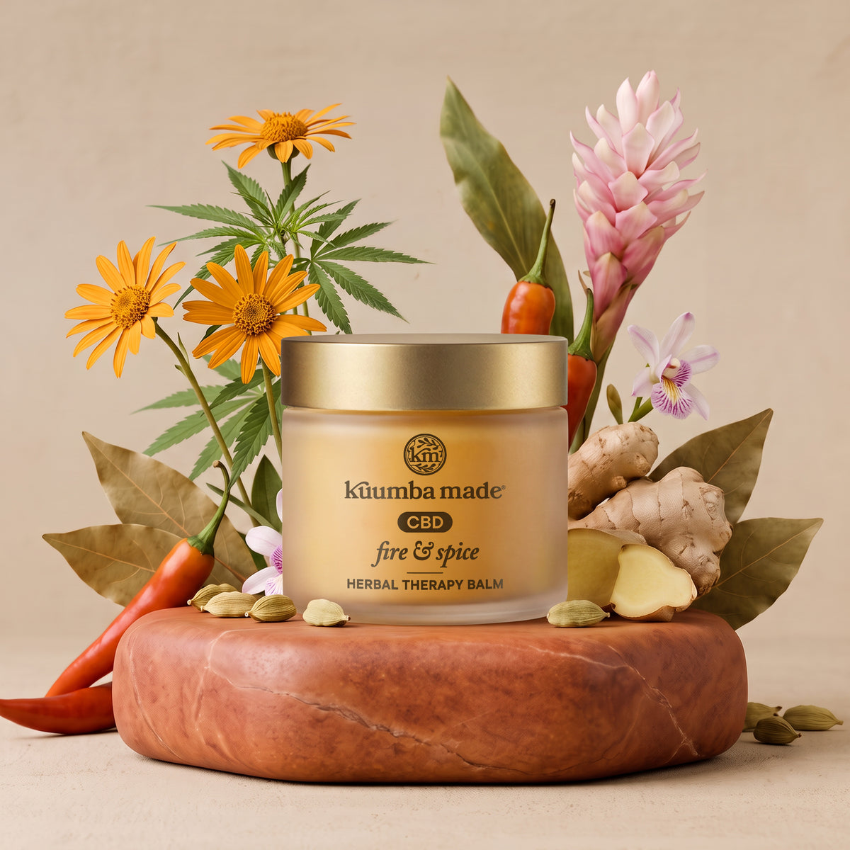 Fire & Spice CBD Herbal Therapy Balm